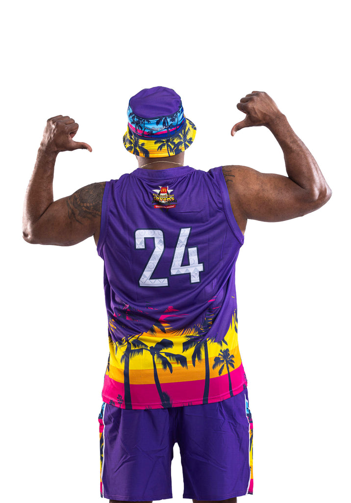 Fiji's Coral Coast 7's 2024 Basketball Vest/Singlet