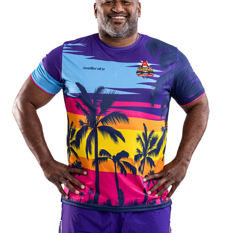 Fiji's Coral Coast 7's 2024 Training T-Shirt