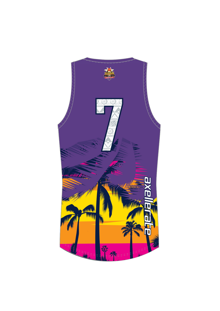 Fiji's Coral Coast 7's 2024 Basketball Vest/Singlet