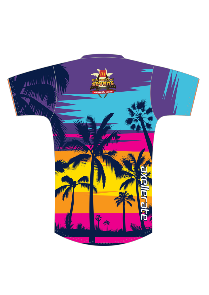 Fiji's Coral Coast 7's 2024 Training T-Shirt