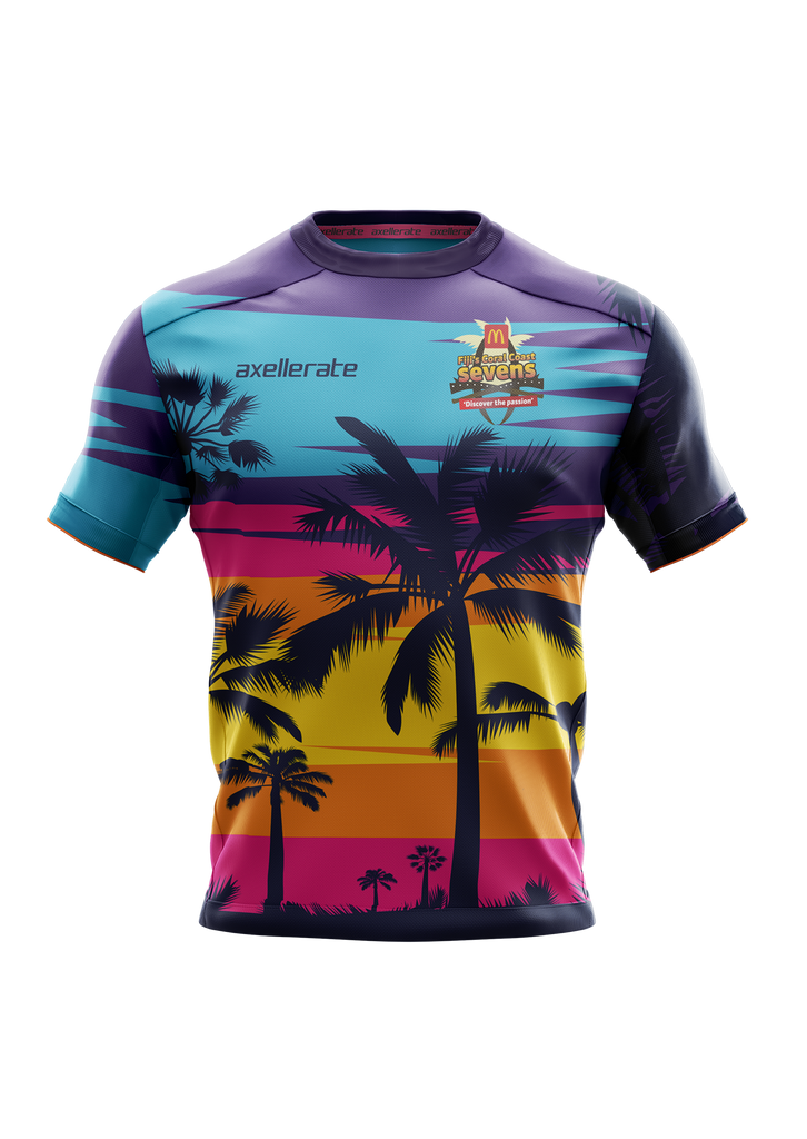Fiji's Coral Coast 7's 2024 Training T-Shirt