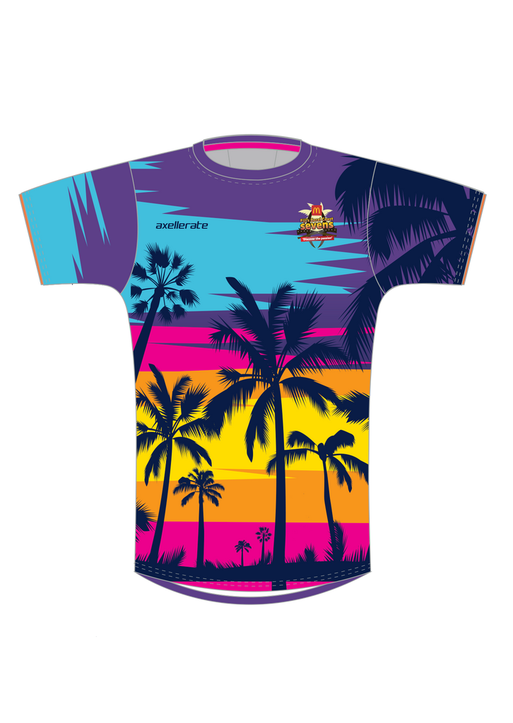 Fiji's Coral Coast 7's 2024 Training T-Shirt