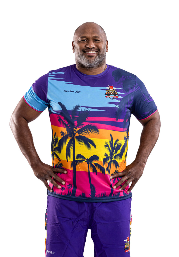 Fiji's Coral Coast 7's 2024 Training T-Shirt