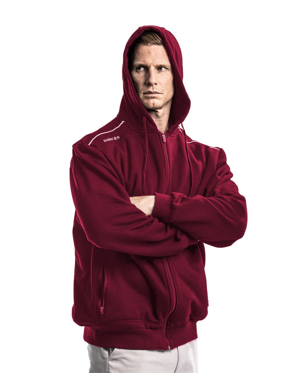 Custom fleece hoodie sale